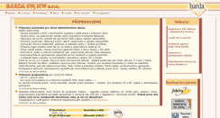 Desktop Screenshot of barda.cz